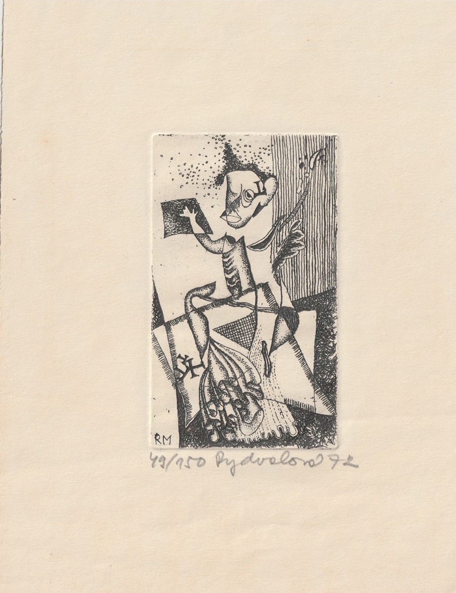 Magda Zapletalová Rydvalová (1940 – 1994) - Surrealistická kompozice
