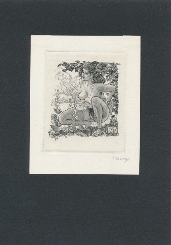 Mark Severin (1906 – 1987) - V zahradě