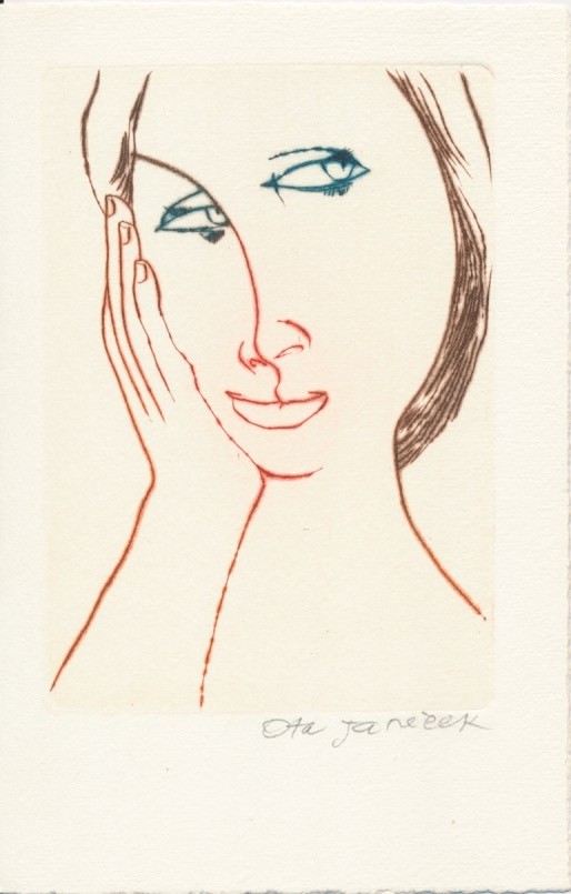 Ota Janeček (1919 – 1996) - Dívčí tvář