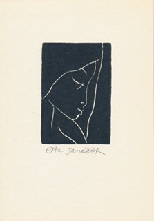 Ota Janeček (1919 – 1996) - PF 1989, Dívčí profil