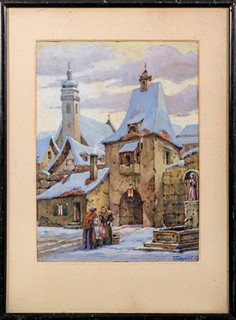 Středoevropský autor - U kašny