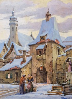Středoevropský autor - U kašny