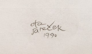 Ota Janeček (1919 - 1996) - Portrét mladé dívky