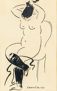 Rudolf Kremlička (1886 – 1932) - Dívka