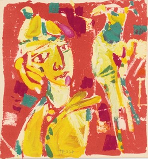 Miloslav Troup (1917 – 1993) - Papoušek s chlapcem