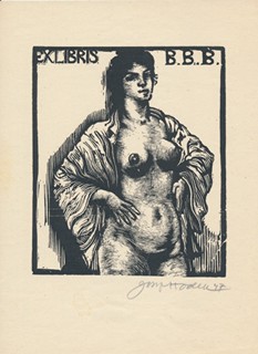 Josef Hodek (1888 – 1973) - Akt v županu