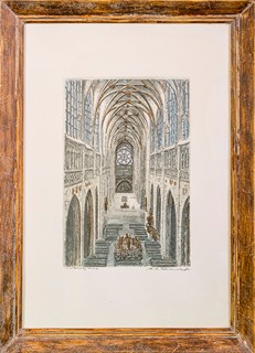 Antonín Odehnal (1878 – 1957) - Interiér chrámu