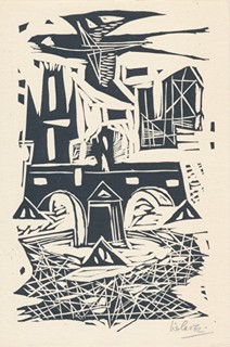 Josef Liesler (1912 - 2005) - Vlaštovka nad Prahou
