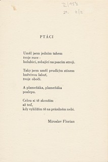 Josef Liesler (1912 - 2005) - Vlaštovka nad Prahou