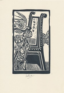 Josef Liesler (1912 - 2005) - Vlaštovka nad Prahou