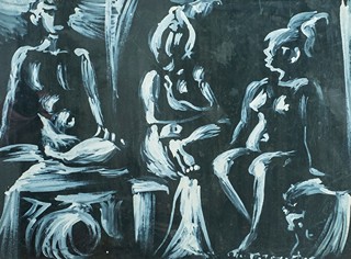 Andrej Belocvětov (1923 - 1997) - V sauně