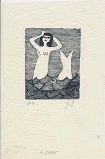 Jiří Šindler (1938 – 2022) - Mořská panna - konvolut dvou grafik