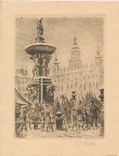 Karel Štěch (1908 – 1982) - České Budějovice, Samsonova kašna