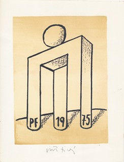 Jiří Tichý (1924 – 2013) - PF 1975, Optický klam