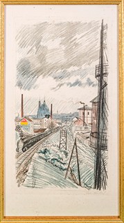 Eduard Milén (1891 – 1976) - Brno od plynárny