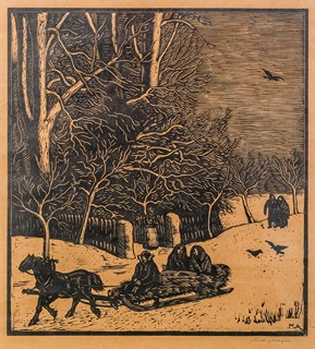 Antonín Majer (1882 – 1963) - Tuhá zima