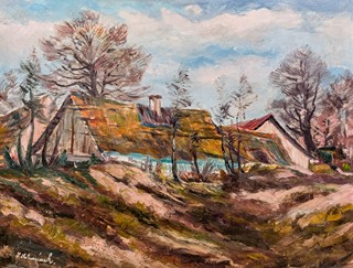 František Salamánek (1908-1993) - Česká vesnice