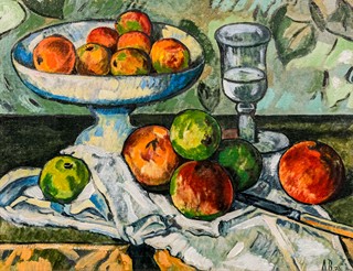 Andrej Bělocvětov (1923-1997) - Zátiší s ovocem a číší