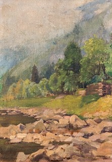 Jaromír Kunc (1900 - 1971) - Potůček v horách