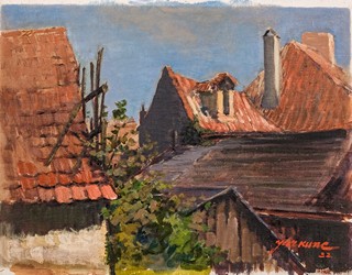 Jaromír Kunc (1900 - 1971) - Střechy sousedů