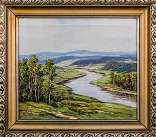 Ladislav Vraný (1851 – 1907) - Pohled na řeku