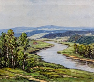 Ladislav Vraný (1851 – 1907) - Pohled na řeku