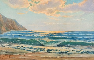 Beneš (Benedikt Julius) Knüpfer - Slunce nad mořem