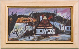 František Emler (1912-1992) - Chalupa v předjaří