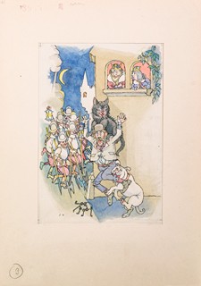 Josef Novák (1902-1987) - Karel Čapek: Kočičí pohádka