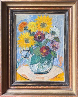František Max (1895 – 1969) - Kytice se slunečnicemi