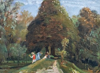 Jakub Obrovský (1882 – 1949) - Zámecká obora ve Veltrusech