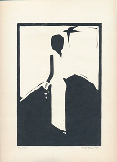 František Peterka (1920 – 2007) - Dívka s rackem