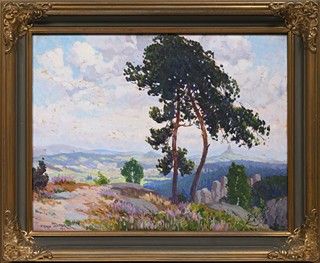 František Cína Jelínek (1882 - 1961) - Letní krajina s hradem