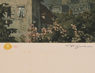 Tavík František Šimon (1877 - 1942) - Hradčany v noci