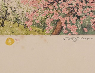 Tavík František Šimon (1877 - 1942) - Pražský hrad s katedrálou Sv. Víta v jarní krajině