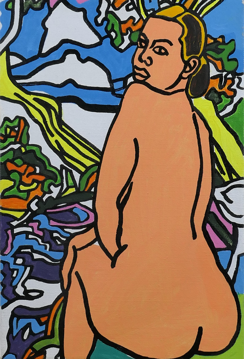 Josef Mžyk (1944-) - Koupání