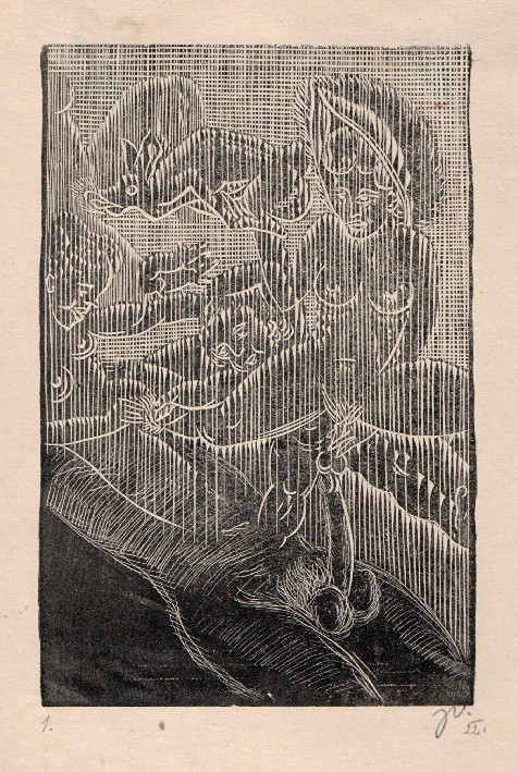 Josef Váchal (1884-1969) - Erotický motiv
