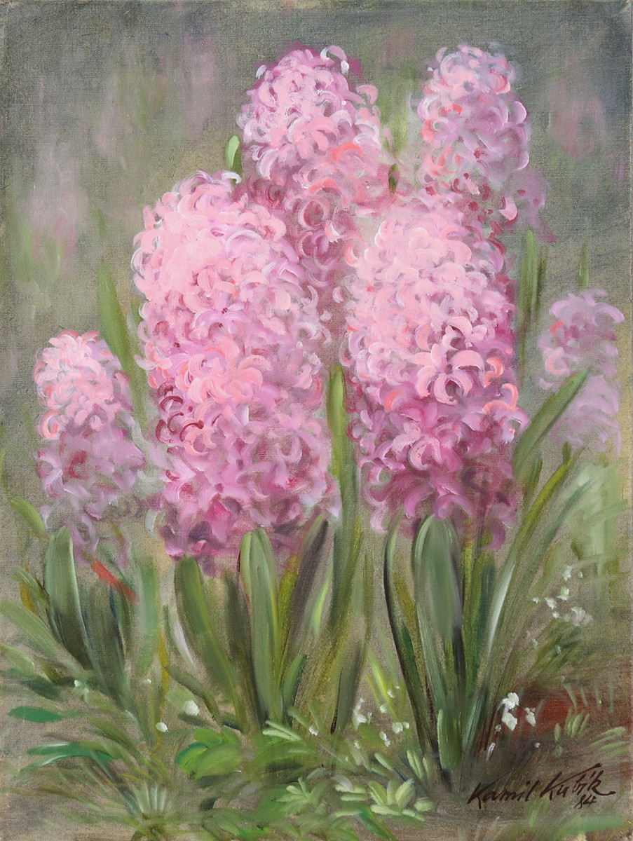 Kamil Kubík (1930-2011) - Růžové hyacinty