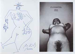 Milan Knížák (1940-) - Fluggefühl, katalog s erotickou kresbou