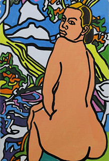 Josef Mžyk (1944-) - Koupání