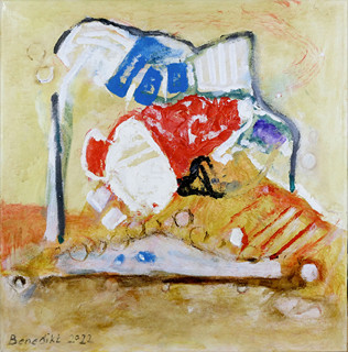 Václav Benedikt (1952-) - Tři modré