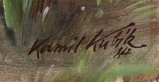 Kamil Kubík (1930-2011) - Růžové hyacinty