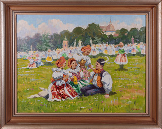 Vladimír Štěpánek (1906-) - Pouť pod Svatým Antonínkem