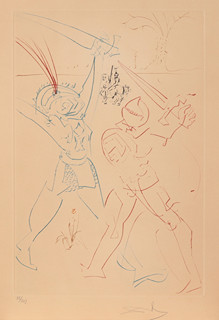 Salvador Dalí (1904-1989) - La Quete du Graal