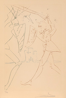 Salvador Dalí (1904-1989) - La Quete du Graal