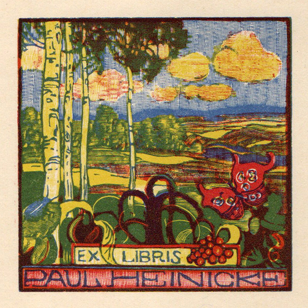 Josef Váchal (1884-1969) - Ex libris Paul Heinicke