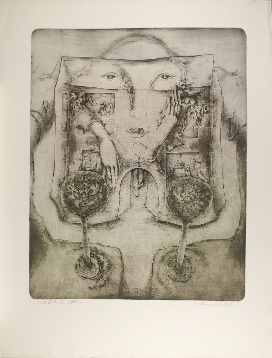 Bohunka Waageová (1948-) - Dům II. - Strom