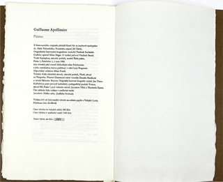 Vladimír Suchánek (1933-) - Guillaume Apollinaire - Pásmo