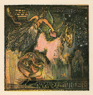 Josef Váchal (1884-1969) - Ex libris Otakar Müller