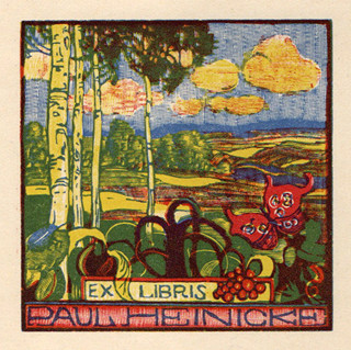 Josef Váchal (1884-1969) - Ex libris Paul Heinicke